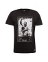 JACK & JONES Tricou 'LEGENDS' negru / alb - Pled.ro