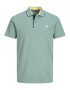 JACK & JONES Tricou 'Logan' bej / cyan / verde / alb - Pled.ro