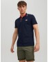 JACK & JONES Tricou 'Logan' bleumarin / roșu / alb - Pled.ro