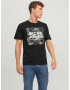 JACK & JONES Tricou 'Loky' albastru închis / negru / alb - Pled.ro