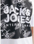 JACK & JONES Tricou 'Loky' albastru închis / negru / alb - Pled.ro