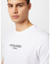 JACK & JONES Tricou 'LOUI' negru / alb - Pled.ro