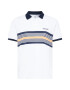 JACK & JONES Tricou 'MILO' bleumarin / portocaliu / alb - Pled.ro