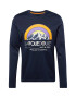 JACK & JONES Tricou 'MOUNTAIN' bleumarin / mov liliachiu / portocaliu / alb - Pled.ro