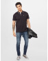 JACK & JONES Tricou negru / alb - Pled.ro