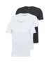 JACK & JONES Tricou negru / alb - Pled.ro