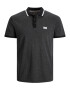 JACK & JONES Tricou negru / alb - Pled.ro