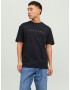 JACK & JONES Tricou negru / alb - Pled.ro