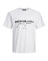 JACK & JONES Tricou negru / alb - Pled.ro