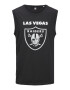 JACK & JONES Tricou 'NFL' negru / alb - Pled.ro