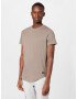 JACK & JONES Tricou 'Noa' maro mokka / negru / alb - Pled.ro