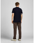 JACK & JONES Tricou 'Paulos' bleumarin / alb - Pled.ro