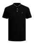 JACK & JONES Tricou 'Paulos' negru / alb - Pled.ro