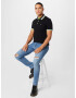 JACK & JONES Tricou 'Paulos' gri / verde / negru - Pled.ro