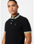 JACK & JONES Tricou 'Paulos' gri / verde / negru - Pled.ro