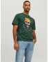 JACK & JONES Tricou 'Roxbury' galben curry / verde / negru / alb - Pled.ro