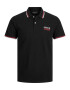 Jack & Jones Plus Tricou sângeriu / negru / alb - Pled.ro