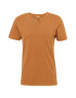 JACK & JONES Tricou 'SPLIT' maro caramel - Pled.ro