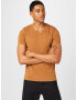 JACK & JONES Tricou 'SPLIT' maro caramel - Pled.ro