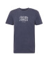 JACK & JONES Tricou 'STENCIL' albastru porumbel / alb - Pled.ro