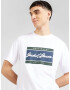 JACK & JONES Tricou 'WAYNE' bleumarin / maro coniac / verde petrol / alb - Pled.ro