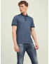 JACK & JONES Tricou 'WIN' albastru marin / albastru fumuriu - Pled.ro