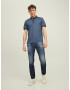 JACK & JONES Tricou 'WIN' albastru marin / albastru fumuriu - Pled.ro