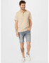 JACK & JONES Tricou 'Win' bej / nisipiu / alb - Pled.ro