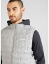 JACK & JONES Vestă 'OZZY' gri deschis / alb - Pled.ro