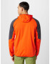 JACK WOLFSKIN Geacă outdoor 'Feldberg' gri metalic / roșu orange / alb - Pled.ro