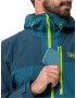 JACK WOLFSKIN Geacă outdoor 'Go Hike' cyan / verde limetă / verde petrol - Pled.ro