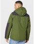 JACK WOLFSKIN Geacă outdoor 'JASPER' verde deschis / negru - Pled.ro