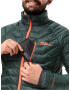 JACK WOLFSKIN Geacă outdoor 'ROUTEBURN PRO INS' gri fumuriu / verde închis / portocaliu neon - Pled.ro