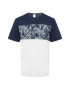 Jack's Tricou bleumarin / albastru amestec / alb murdar - Pled.ro