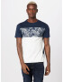 Jack's Tricou bleumarin / albastru amestec / alb murdar - Pled.ro