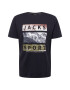 Jack's Tricou 'Mountain' bleumarin / maro / oliv / alb - Pled.ro