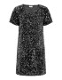 JDY Rochie de cocktail 'SHIRLEY' negru / argintiu - Pled.ro