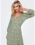 JDY Rochie 'Ibi' verde / alb - Pled.ro