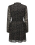 JDY Rochie 'Mulan' gri / negru - Pled.ro