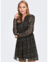 JDY Rochie 'Mulan' gri / negru - Pled.ro