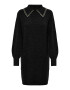 JDY Rochie tricotat 'AUBRAY' negru / alb perlat - Pled.ro