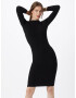 JDY Rochie tricotat 'Kate' negru - Pled.ro