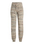 JJXX Pantaloni 'Bruna' bej / maro / sepie - Pled.ro