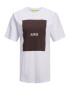 JJXX Tricou 'AMBER' ciocolatiu / alb - Pled.ro