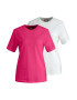 JJXX Tricou 'ANNA' fucsia / alb - Pled.ro