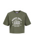 JJXX Tricou 'BROOK' verde închis / alb - Pled.ro