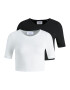 JJXX Tricou 'LORIE' negru / alb - Pled.ro