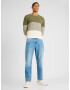 JOOP! Jeans Pulover 'Arvino' bej deschis / oliv / verde amestecat - Pled.ro