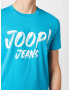 JOOP! Tricou 'Adamo' turcoaz / alb - Pled.ro