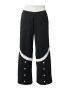 Jordan Pantaloni negru / alb - Pled.ro